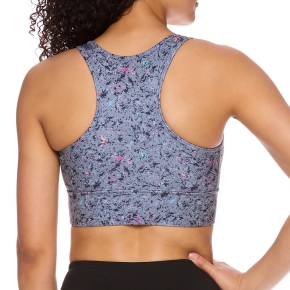 Reebok Women’s Longlined Sports Bra with Removable Cups - Picture 2 of 9